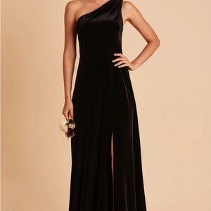 Birdy Grey Kira Velvet Dress - One Shoulder